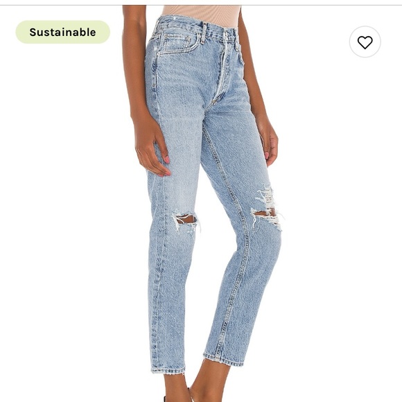 NEW LOOKING BUT WORN AGOLDE JEANS - Picture 2 of 5